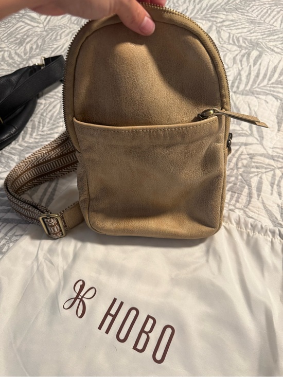 HOBO Handbags - HOBO Cass sling Leather Mini Crossbody Pocket Bag